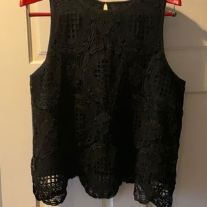 BEAUTIFUL LACE TANK TOP TO TOP OFF EVENING SLACKS OR SKIRT